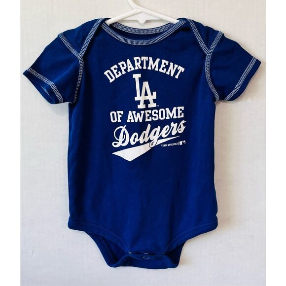LA Dodgers Dept Of Awesome  Sz 18m   EUC - Picture 1 of 4